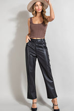 Load image into Gallery viewer, Nova Black Leather Pants
