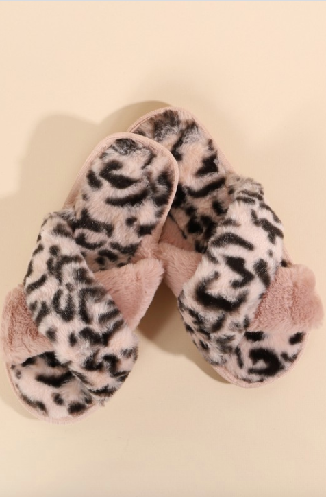 Pink Cheetahlicious Slippers